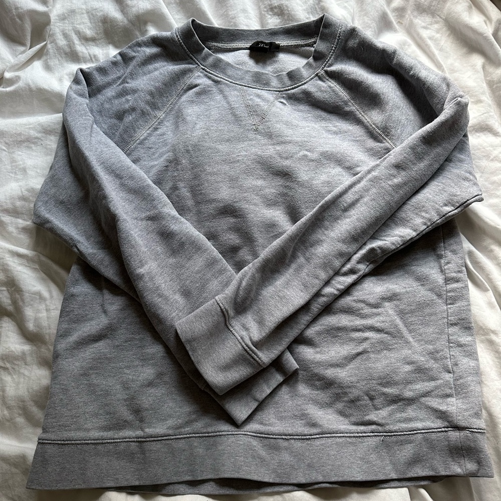 Women’s Jcrew sweatshirt grey size medium